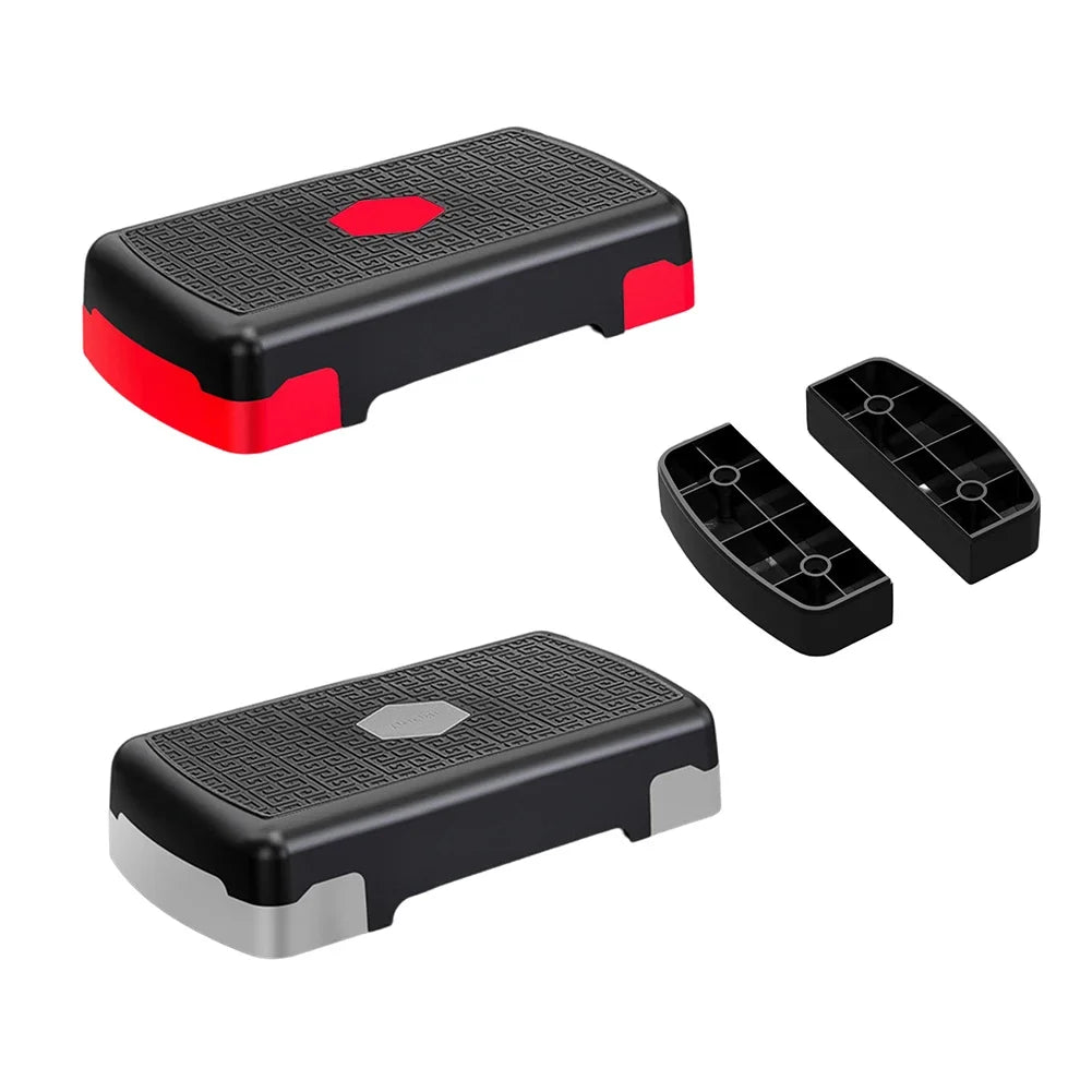 Aerobic Fitness Stepper – Adjustable Non-Slip Foot Pedal for Home Gym Workouts, 200KG Load-Bearing - OJABay
