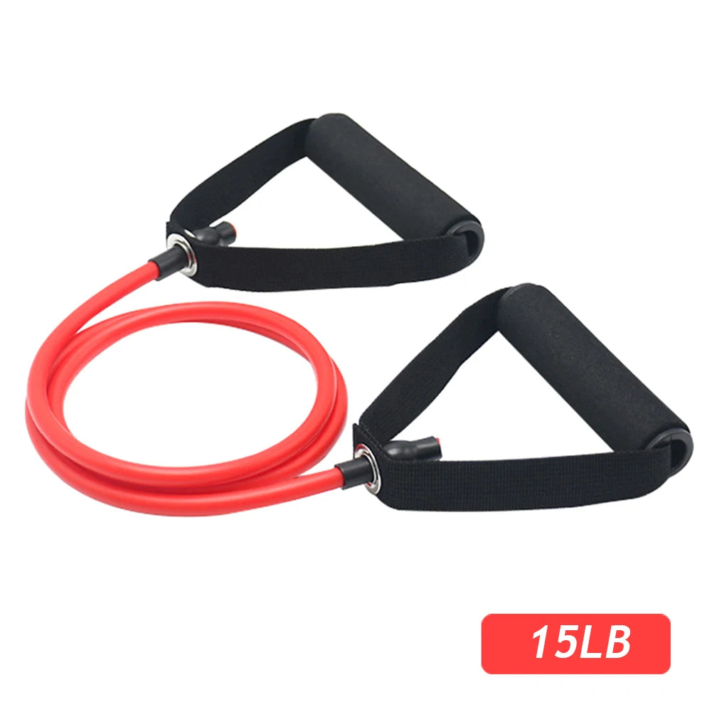 1.2M Yoga Resistance Band Pull Rope – TPE Fitness Training Elastic Expander for Strength & Full Body Workout - OJABay