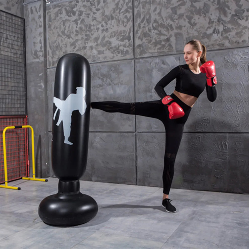 Inflatable Boxing Bag 1.6m – Freestanding Punching Bag for Kids & Adults - OJABay