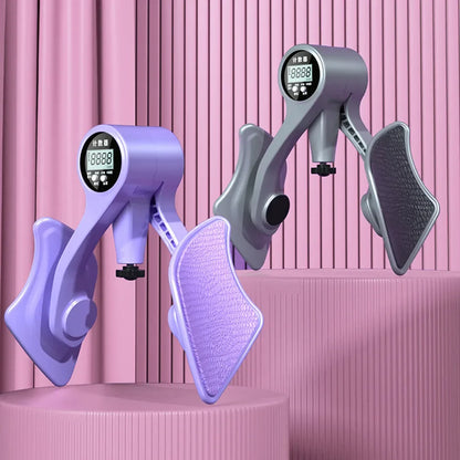 Digital Pelvic Floor & Thigh Muscle Trainer – Adjustable Leg Exerciser with Smart Counter for Home Fitness, Postpartum & Strength Training - OJABay