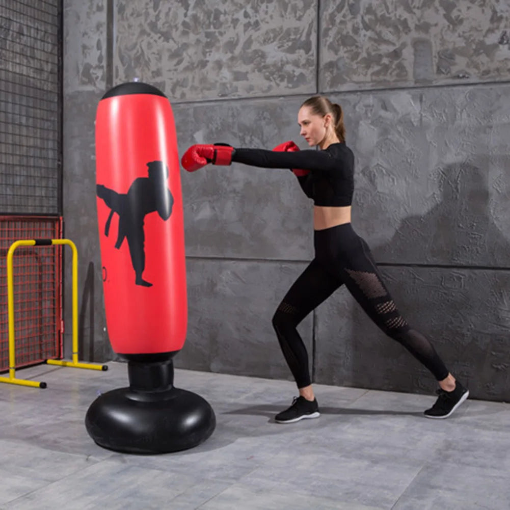 Inflatable Boxing Bag 1.6m – Freestanding Punching Bag for Kids & Adults - OJABay