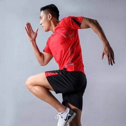 Men’s Running Sets – Summer Quick-Dry Sportswear | Breathable Gym Fitness Suits for Training, Running & Outdoor Workouts - OJABay