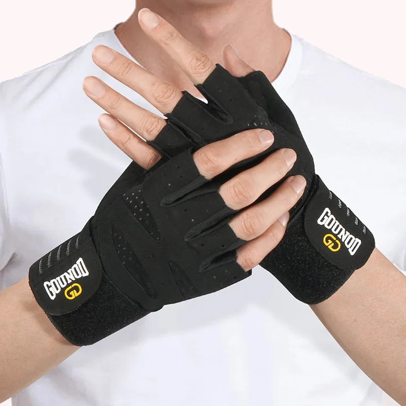 Weightlifting Gloves with Wrist Support - OJABay