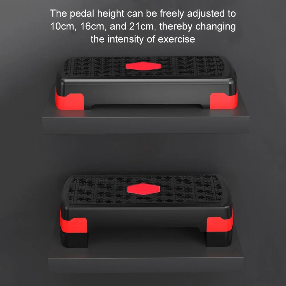 Aerobic Fitness Stepper – Adjustable Non-Slip Foot Pedal for Home Gym Workouts, 200KG Load-Bearing - OJABay