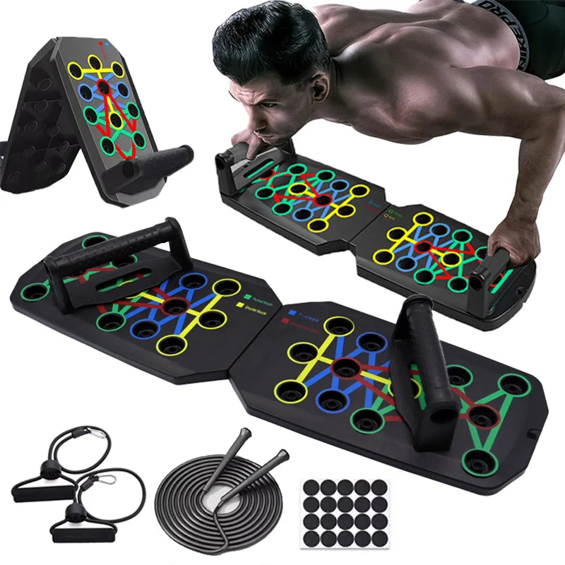 Portable Push-Up Board – Foldable Strength Training System - OJABay