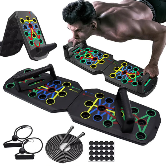 Portable Push-Up Board – Foldable Strength Training System - OJABay