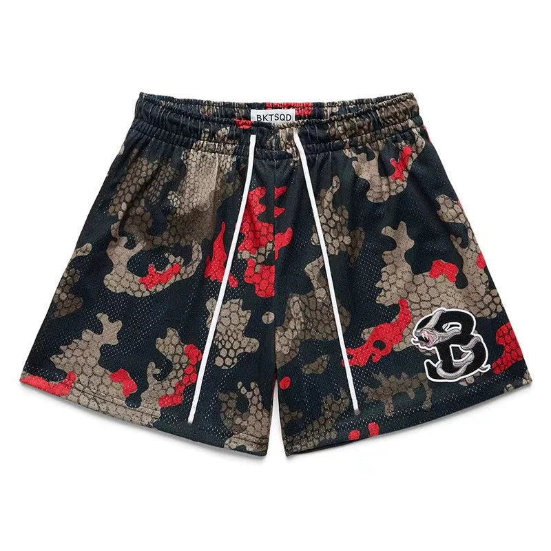 2025 Men’s Quick-Dry Mesh Gym Shorts – Lightweight & Trendy - OJABay