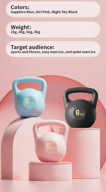 Adjustable Water Dumbbell Kettlebell – Home Fitness Gym Exercise Equipment 2/4/6/8kg for Squats, Arms & Full Body Training - OJABay