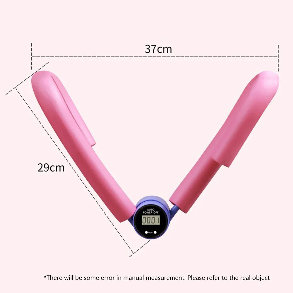 Digital Pelvic Floor & Thigh Muscle Trainer – Adjustable Leg Exerciser with Smart Counter for Home Fitness, Postpartum & Strength Training - OJABay