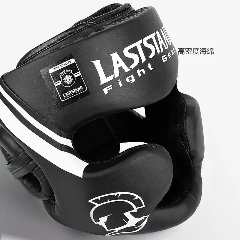 Kickboxing & Boxing Helmet – PU Leather Full-Cover Headgear for Men, Women, and Kids | MMA, Muay Thai, Karate, Sanda Training - OJABay