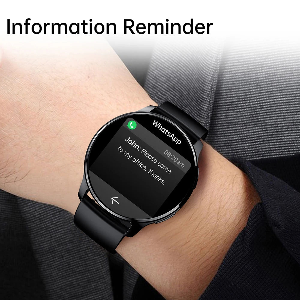 Fashion Smart Watch Plus 2025 – 1.32" Business & Fitness Watch for Men & Women | Bluetooth Calls, Heart Rate, Blood Oxygen, Sleep Monitor - OJABay