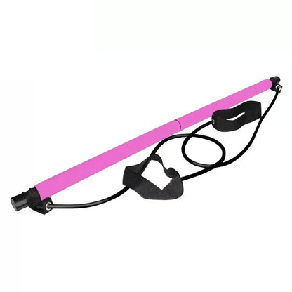 Portable Pilates Bar Kit with Resistance Bands – Yoga & Strength Training Stick - OJABay