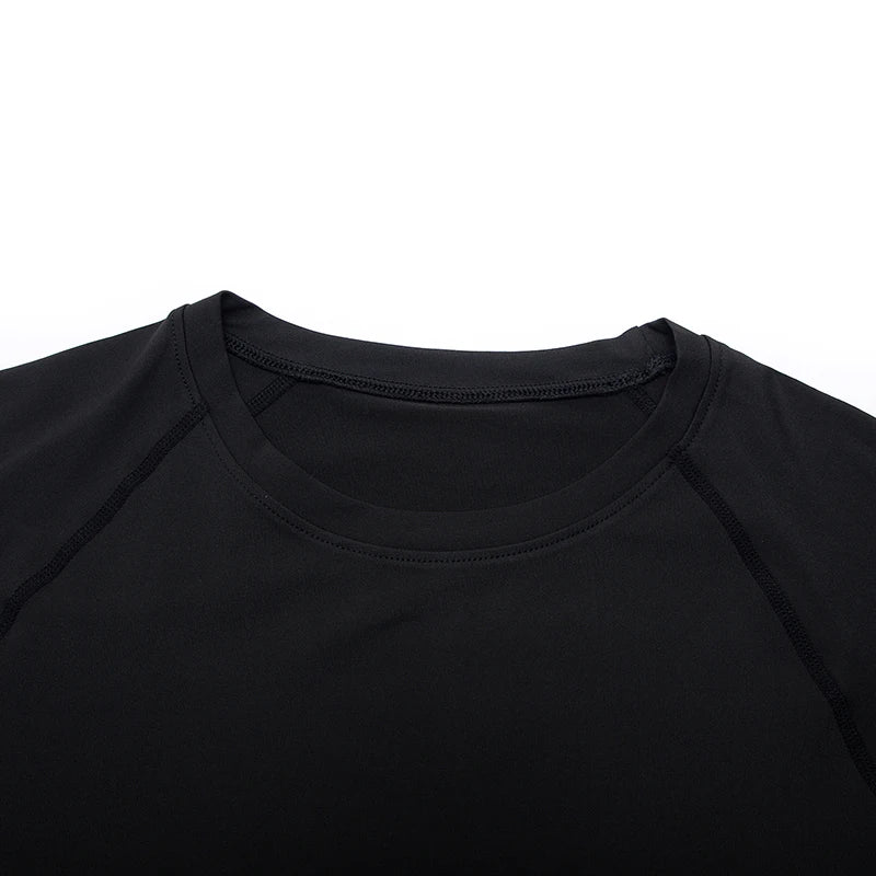 Men's Long Sleeve Compression Workout Shirt – Gym, Running, Training Tee - OJABay