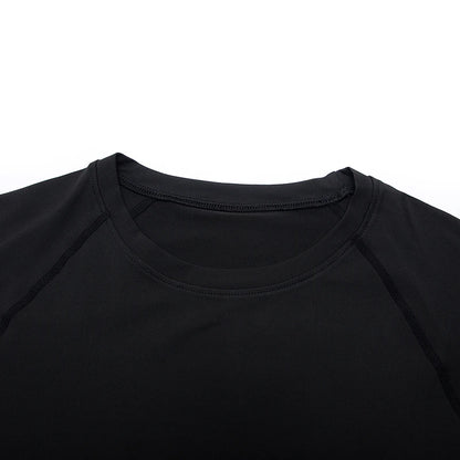 Men's Long Sleeve Compression Workout Shirt – Gym, Running, Training Tee - OJABay