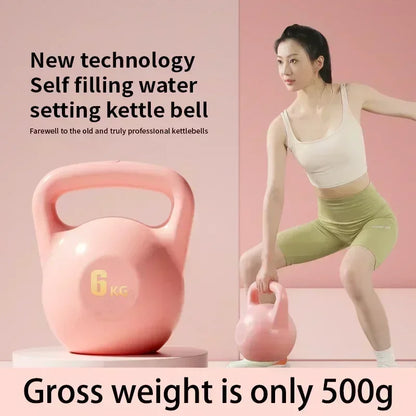 Adjustable Water Dumbbell Kettlebell – Home Fitness Gym Exercise Equipment 2/4/6/8kg for Squats, Arms & Full Body Training - OJABay