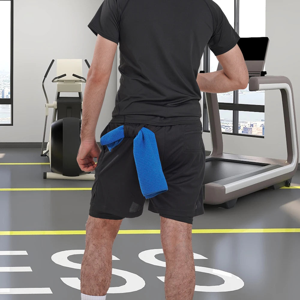 2-in-1 Running Shorts with Compression Layer – Stay Ready, Stay Dry - OJABay