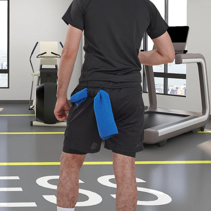 2-in-1 Running Shorts with Compression Layer – Stay Ready, Stay Dry - OJABay