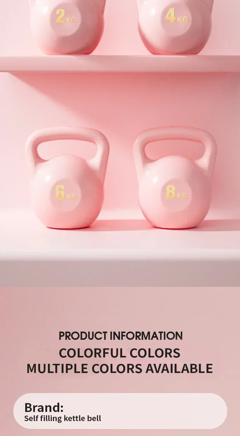 Adjustable Water Dumbbell Kettlebell – Home Fitness Gym Exercise Equipment 2/4/6/8kg for Squats, Arms & Full Body Training - OJABay