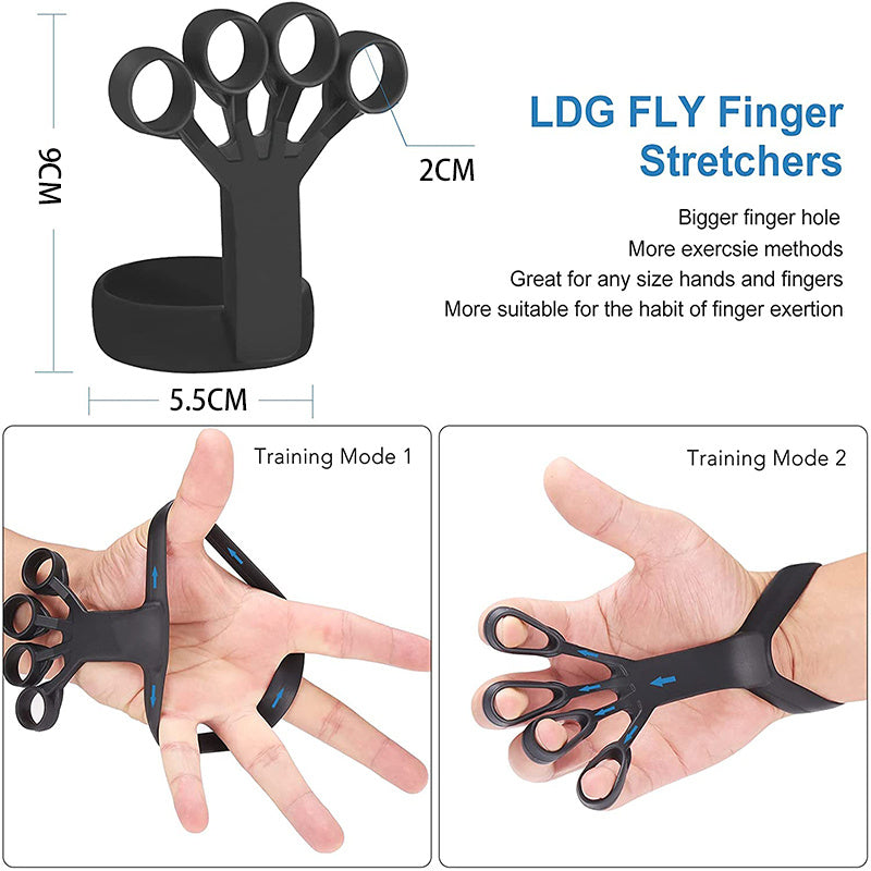 Silicone Finger Exerciser – Hand Grip Strengthener for Rehab & Pain Relief - OJABay